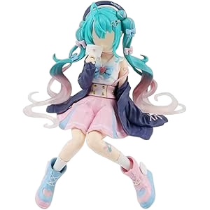 Miku Sitting Posture Character Figure