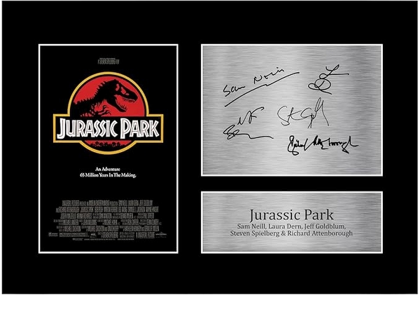 Jurassic Park Cast Signed Print