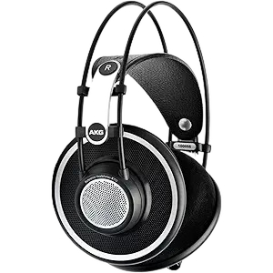 AKG Pro Audio K702 Over-Ear, Open-Back, Flat-Wire, Reference Studio Headphones,Black