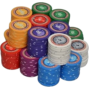 Monte Carlo Casino Chips 25 Piece Set