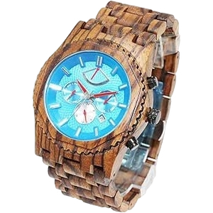 NZDY Wheel Automatic Wood Watch