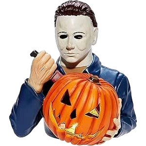 Light-Up Michael Myers Pumpkin Statue 