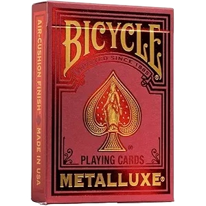 Bicycle Metalluxe Red Playing Cards
