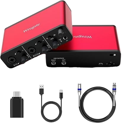 USB Audio Interface 48V Phantom Power