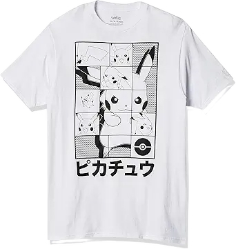 Pikachu Japanese Puzzle Power T-Shirt