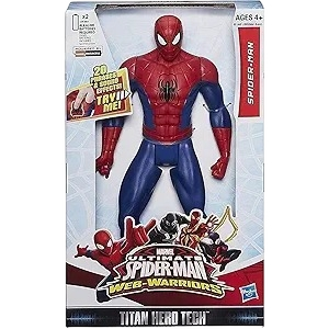 Marvel Ultimate Spider-Man Web Warriors Titan Hero Tech Electronic Spider-Man