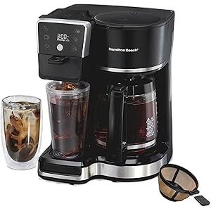 Hamilton Beach 2-Way 12 Cup Programmable Drip Hot and Iced Coffee Maker 