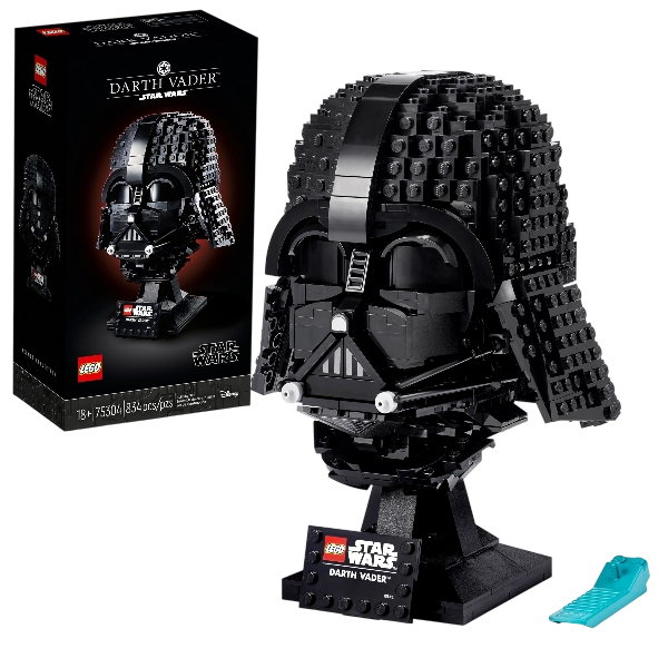 LEGO Star Wars Darth Vader Helmet Building Set, Mask Model Kit for Adults to Build and Display, Collectible Star Wars Home Décor, Gift Idea for Classic Star Wars Fans, 75304