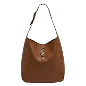 Large YSL Shoulder Hobo Bag in Smooth Leather