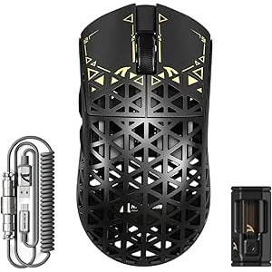 ATTACK SHARK R5 Ultra – 39g Wireless Gaming Mouse (Black)
