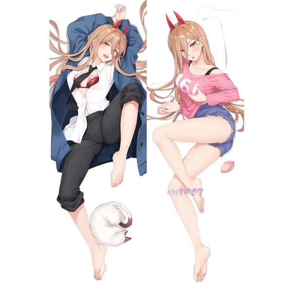 MISAKI1987 Anime Girl Dakimakura Power Hugging Body Pillow Case Cover 150cm X 50cm Mirco Peach Skin (B)