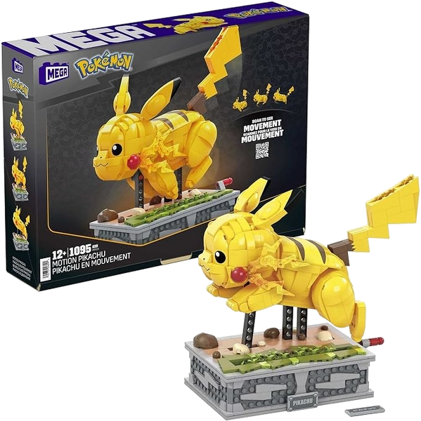 MEGA Pokemon Motion Pikachu Collectible
