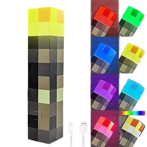 Wall Torch 7-Color Night Light