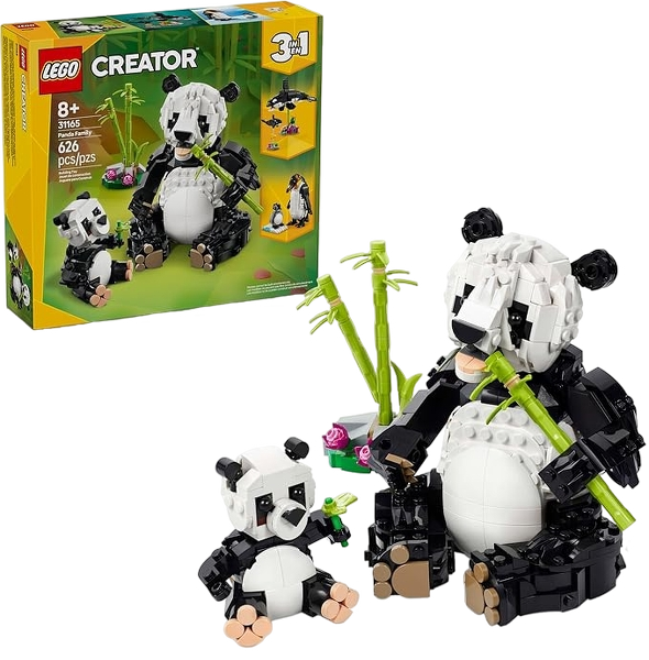 LEGO Creator 3-in-1 Wild Animals Panda Family