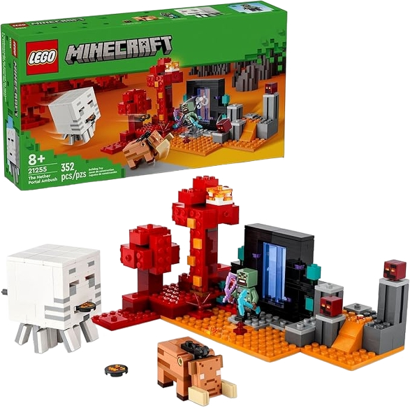 LEGO Minecraft Nether Portal Ambush Set