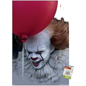 IT - Balloon Wall Poster with Push Pins