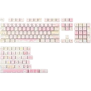 KiiBoom x Maorbeng Meow Meow Squad Keycaps – 142-Key PBT Mao Profile for MX Switches