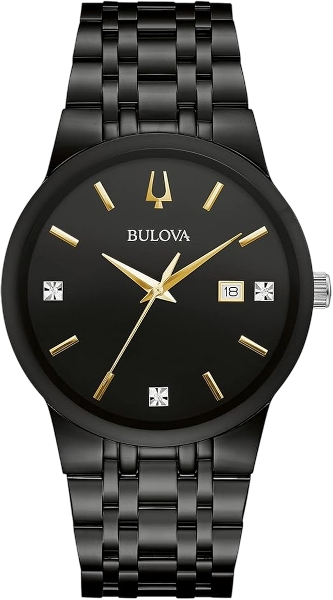 Bulova Men's Modern Gold Tone Stainless Steel 