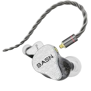 BASN Bmaster5 in Ear Monitors, 5 Drivers Drummer Headphones with Powerful Bass