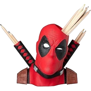 Marvel Deadpool Pen Holder Desk Organizer