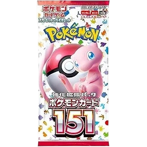 Pokémon TCG Japanese 151 SV02a Booster Pack