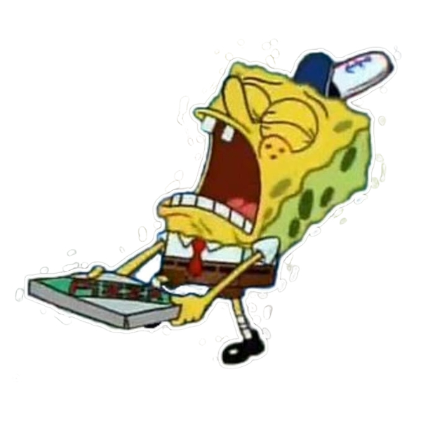 Krusty Krab Pizza Sticker 5-inch