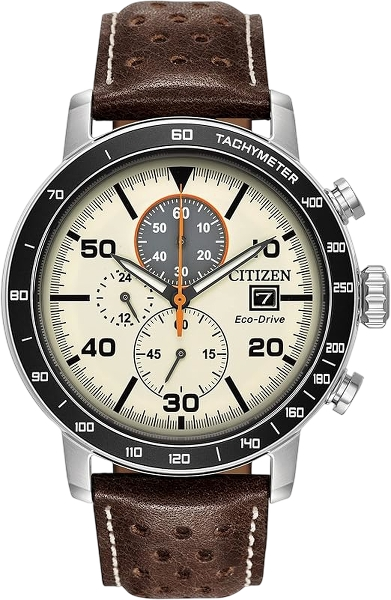 Citizen Men's Eco-Drive Weekender Brycen Chronograph Watch Stainless Steel Case