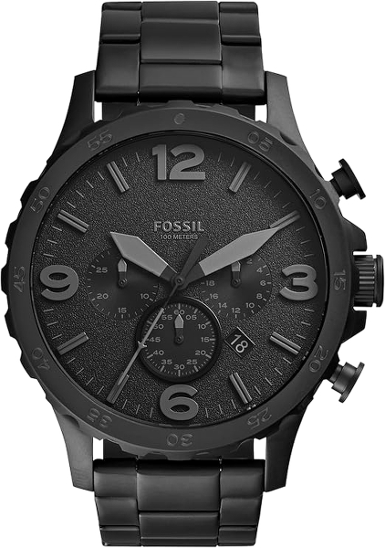 Fossil Men's Nate Quartz Stainless Steel Chronograph Watch
