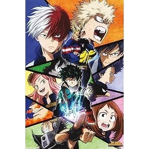 Trends International My Hero Academia-Faces Wall Poster