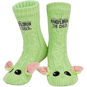 Mandalorian Baby Yoda Cozy Socks