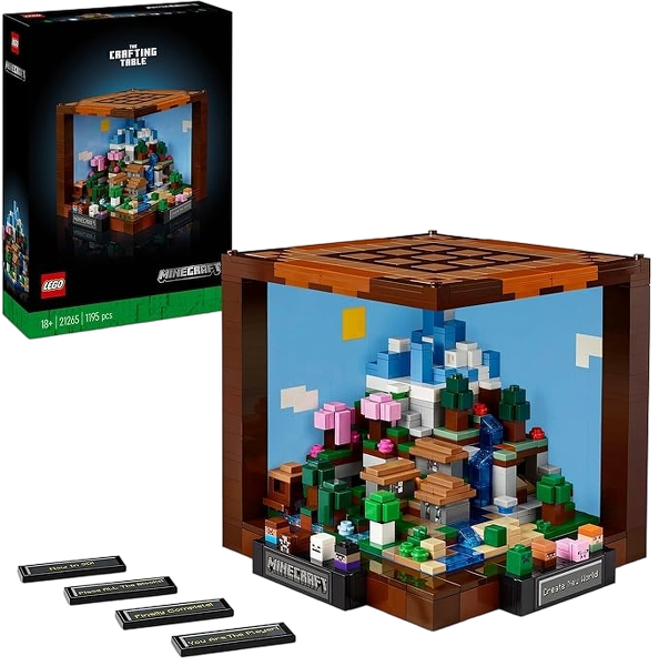 LEGO Minecraft Crafting Table 15-Year Anniversary Set