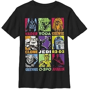 STAR WARS Boys' Big Pop Art Revenge Players Graphic Tee
