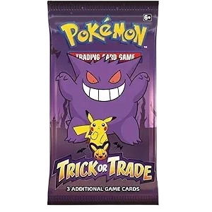 Pokemon 2023 Trick or Trade Gengar & Pikachu | Mini Booster Pack