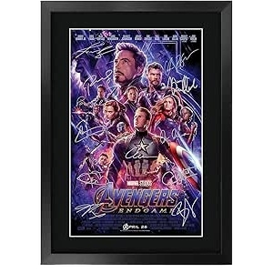 Avengers Endgame Cast Signed Poster Print