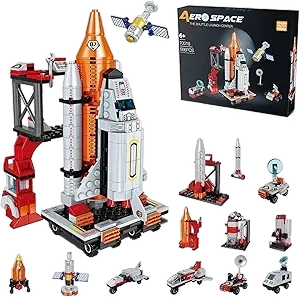 Space Exploration Shuttle Toys 12-in-1 STEM Kit