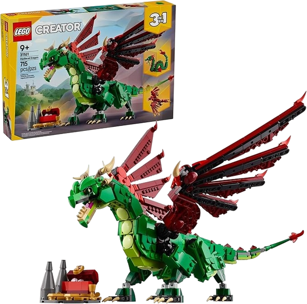 LEGO Creator 3-in-1 Medieval Dragon Set